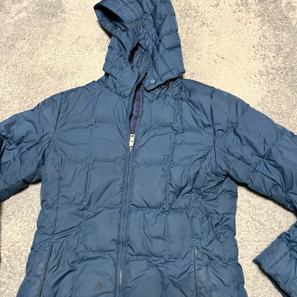 Patagonia Jacket Womens XS Down With It Parka Puffer Coat Hooded Long *stains - Picture 2 of 14